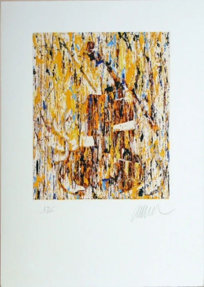 丝网印刷 Arman - VIOLINO