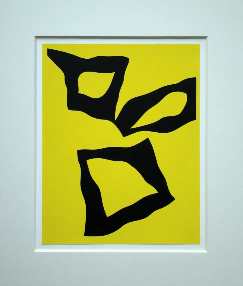 丝网印刷 Arp - Placé selon les lois du hasard - 1951