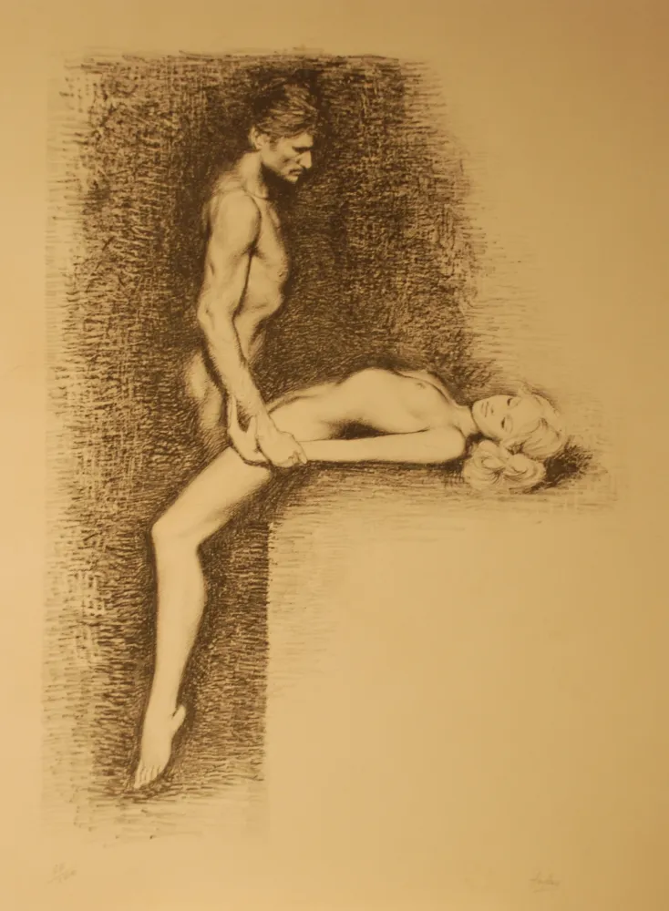 石版画 Aslan - Couple, ca.