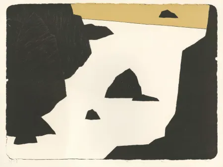 石版画 Avril - Bretagne - Ocre