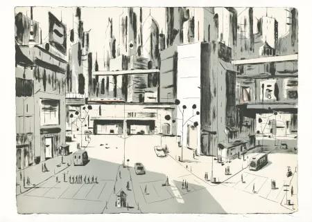 石版画 Avril - Tokyo