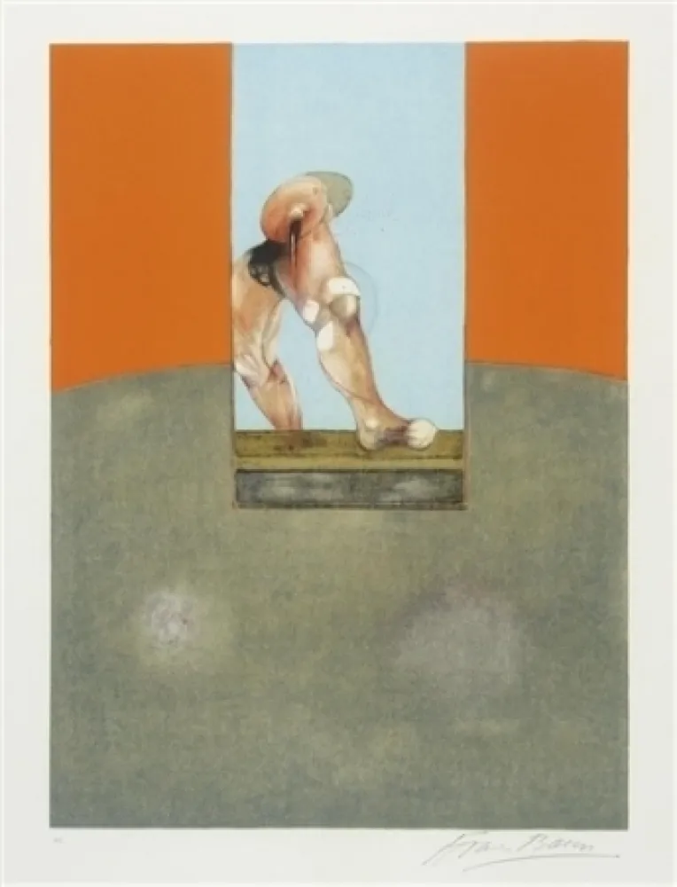 石版画 Bacon - Etude de tauromachie