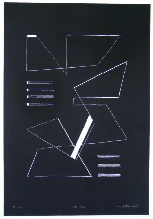 丝网印刷 Badiali - Composizione (tavola 10)