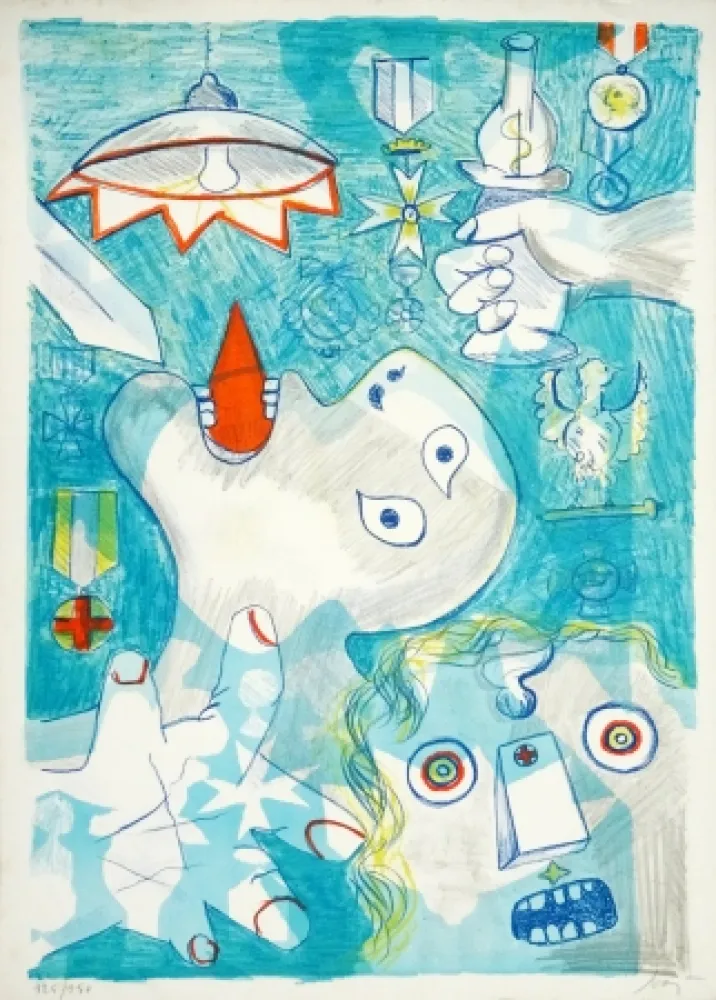 石版画 Baj - Guernica