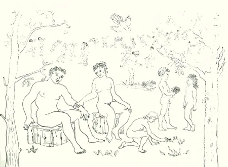 版画 Baj - Paradiso perduto: il nuovo mondo