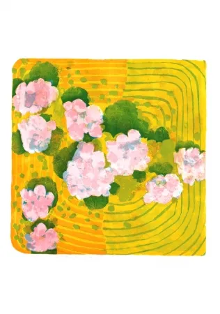 石版画 Balas - Le troisième enclos