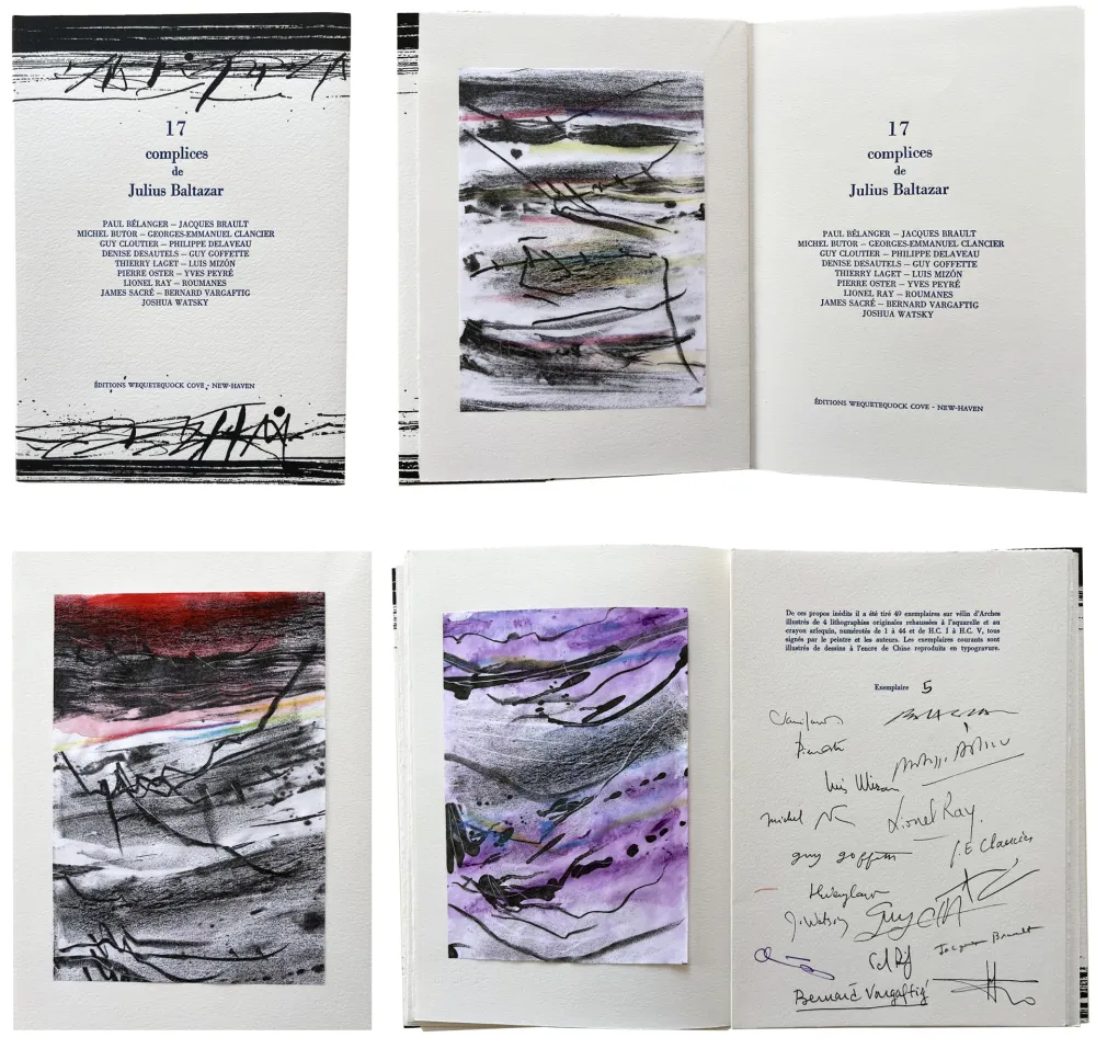 石版画 Baltazar - 17 complices de Julius Baltazar. 4 lithographies en couleur (2006)