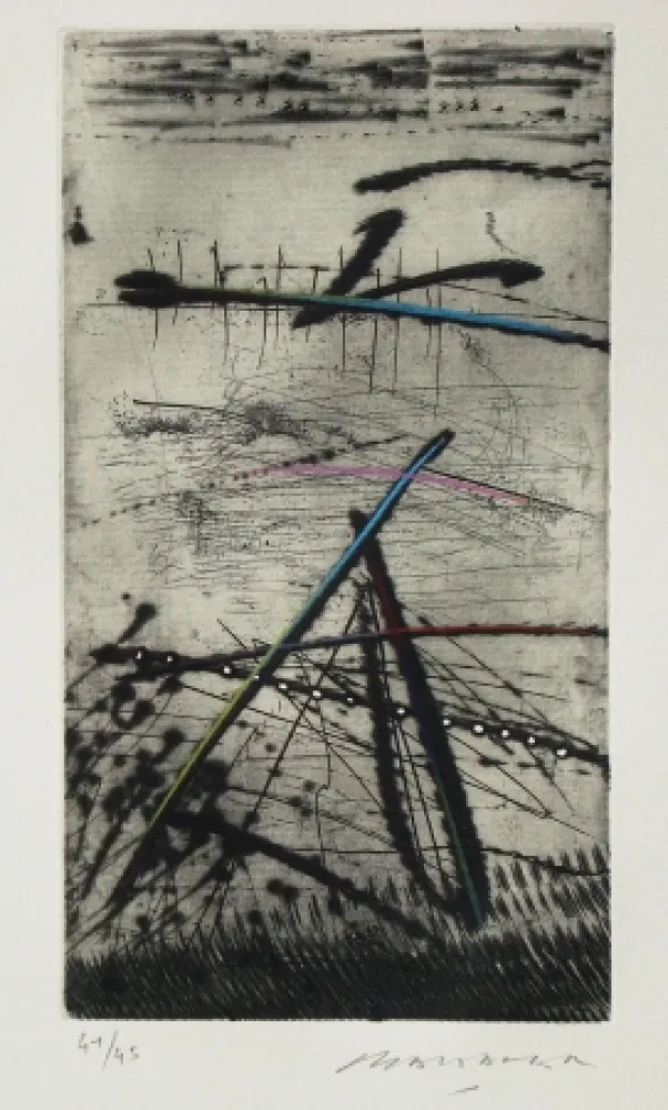 蚀刻版画 Baltazar - Sans titre