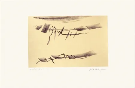 石版画 Baltazar - Signes espaces 6