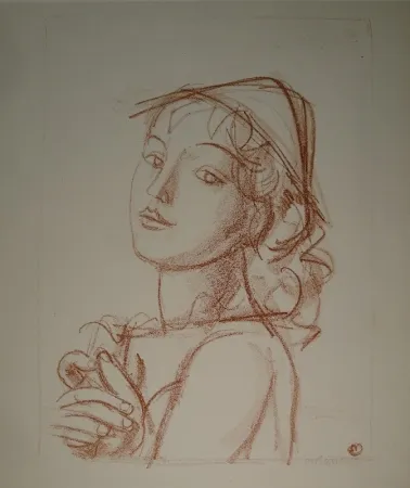 石版画 Barraud - Arlequin