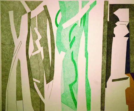 石版画 Beaudin - Bois