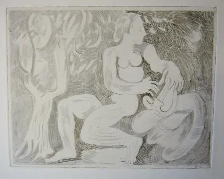 干刻版画 Beaudin - Bucoliques 8