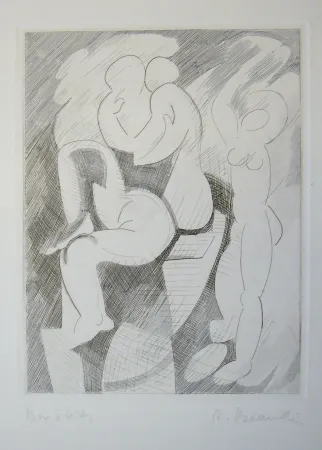 版画 Beaudin - Le Jongleur 1