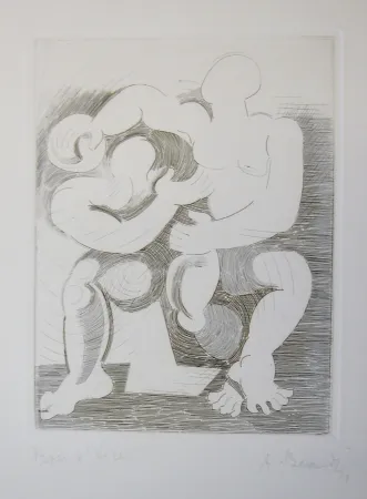版画 Beaudin - Le Jongleur 3