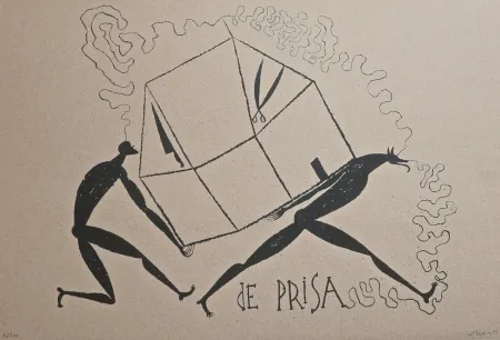 石版画 Bedia - De Prisa