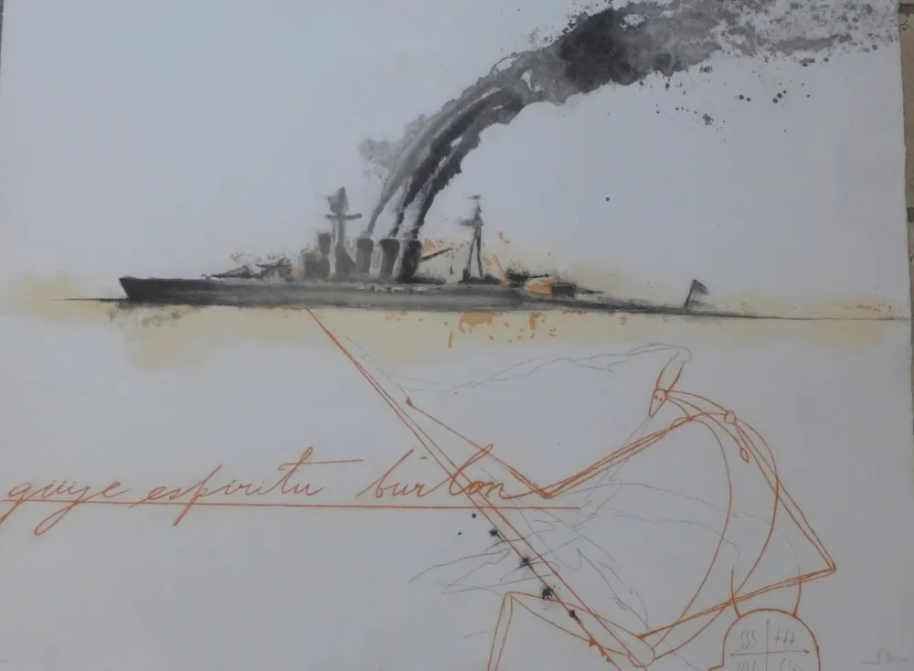 版画 Bedia - Güije espíritu burlón