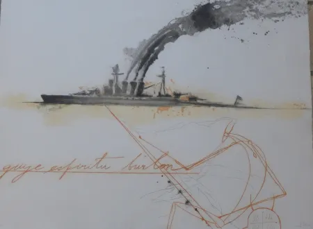 版画 Bedia - Güije espíritu burlón