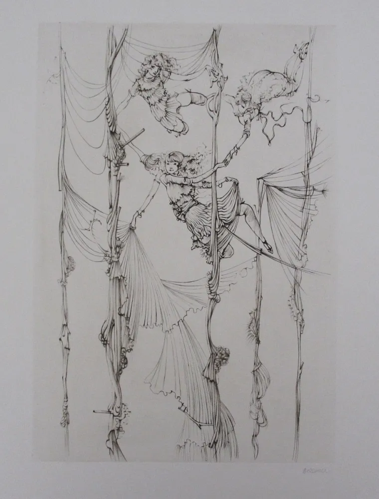 蚀刻飞尘法 Bellmer - Acrobates