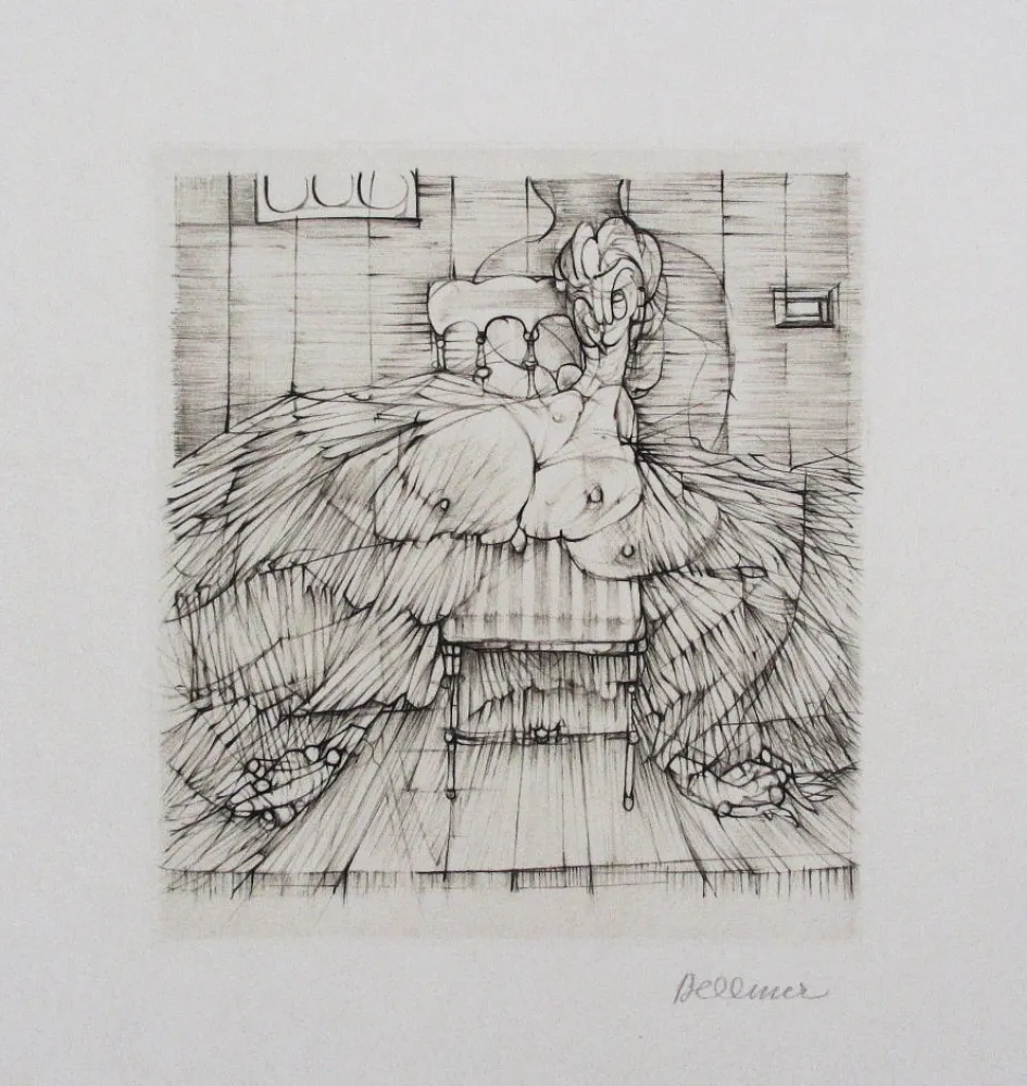 蚀刻飞尘法 Bellmer - Chaise Napoléon