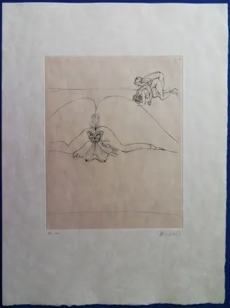 版画 Bellmer - Le corps s'offre