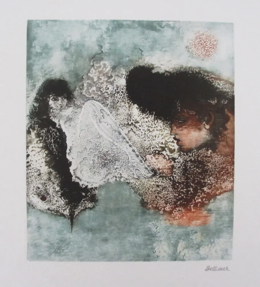 版画 Bellmer - Les Deux Amies