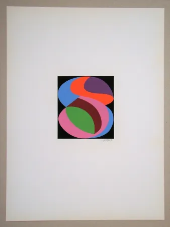 丝网印刷 Béöthy Steiner - Composition, 1972