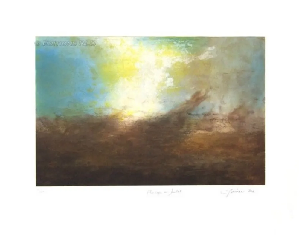 版画 Bernier - Akureyri en juillet
