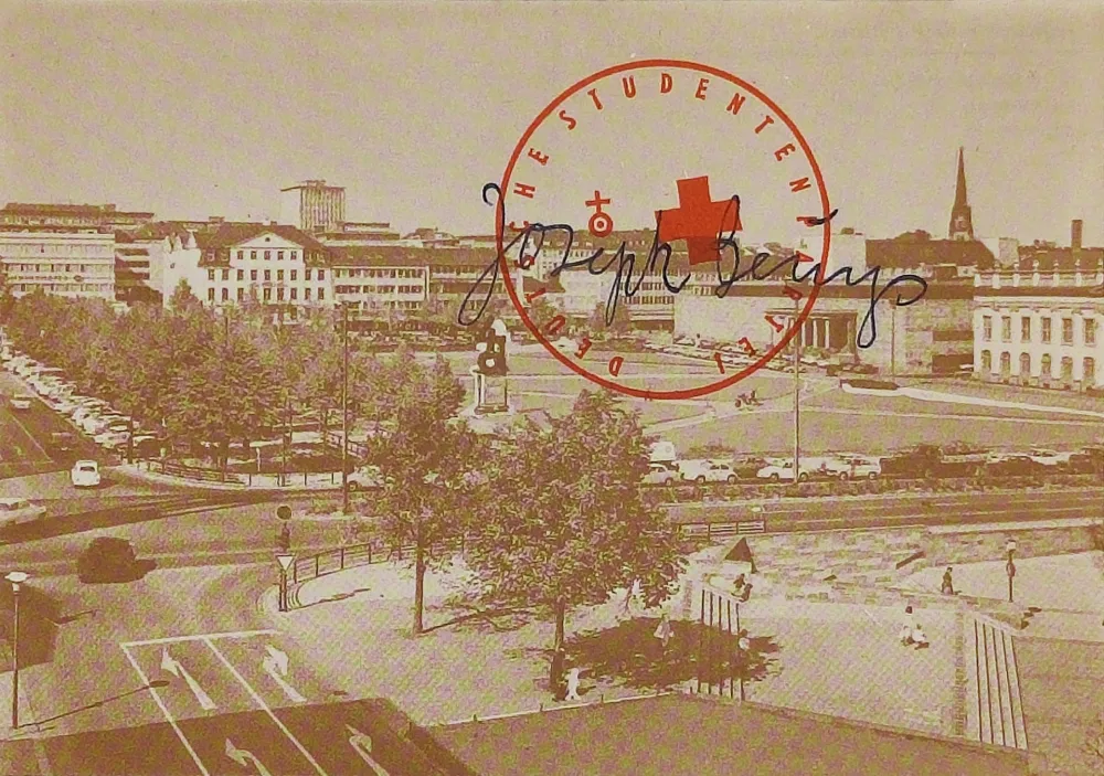 胶版印刷 Beuys - Friedrichsplatz, 1968. 