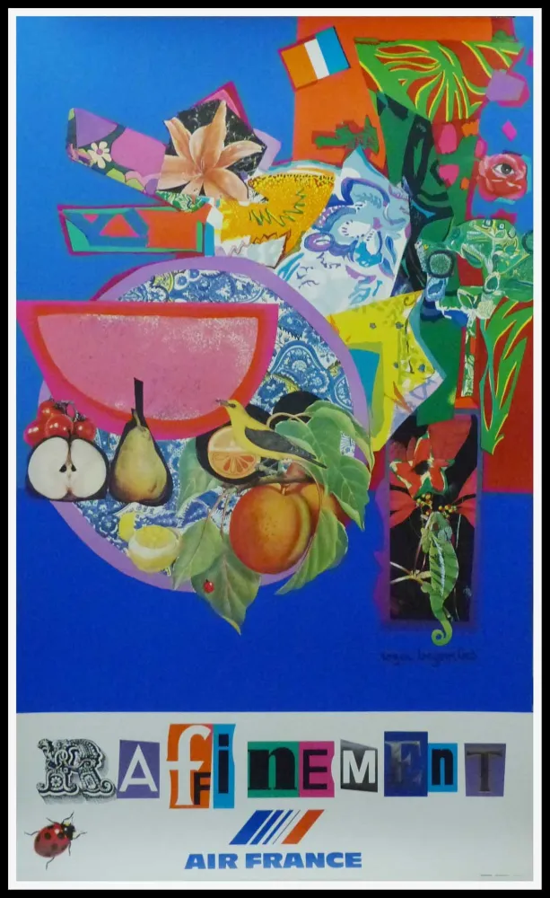 海报 Bezombes - AIR FRANCE RAFFINEMENT