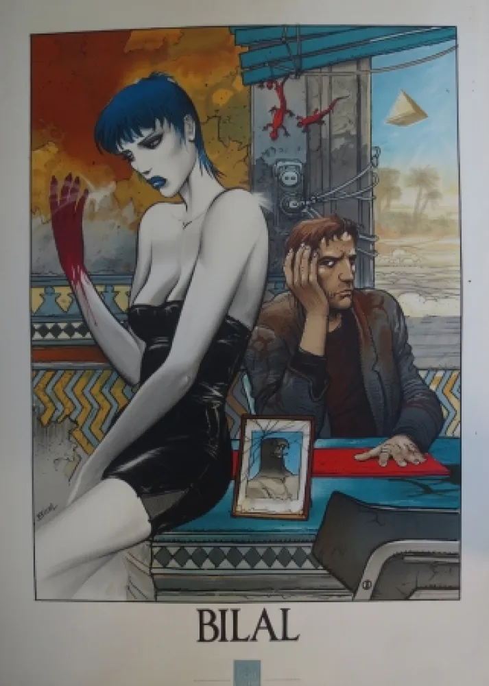 石版画 Bilal - Sans titre