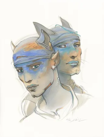 石版画 Bilal - Transhumans 2