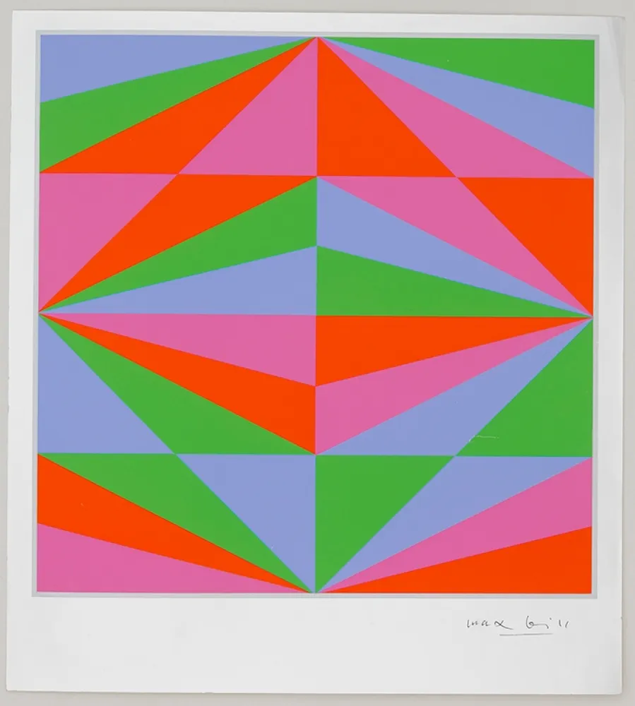 拼贴版画 Bill - Geometric Composition