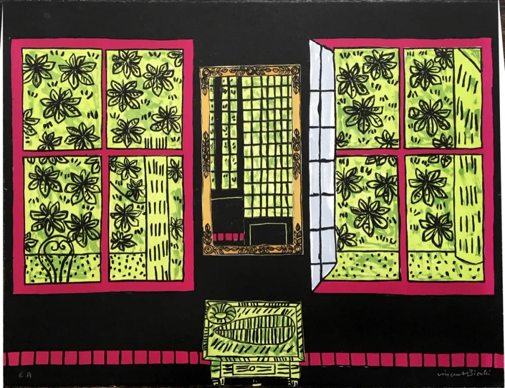 石版画 Bioulès - Printemps