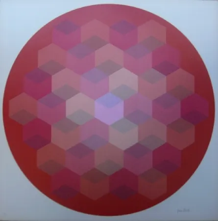 石版画 Bird - Tribute to Vasarely 8