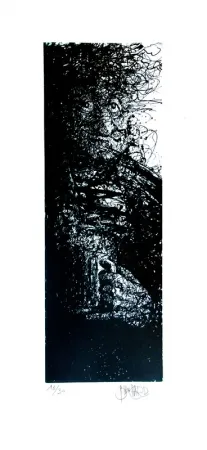 蚀刻版画 Blanchard - La bière