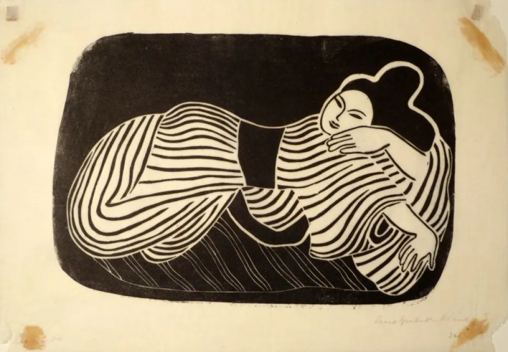 木刻 Blenk - Liegende