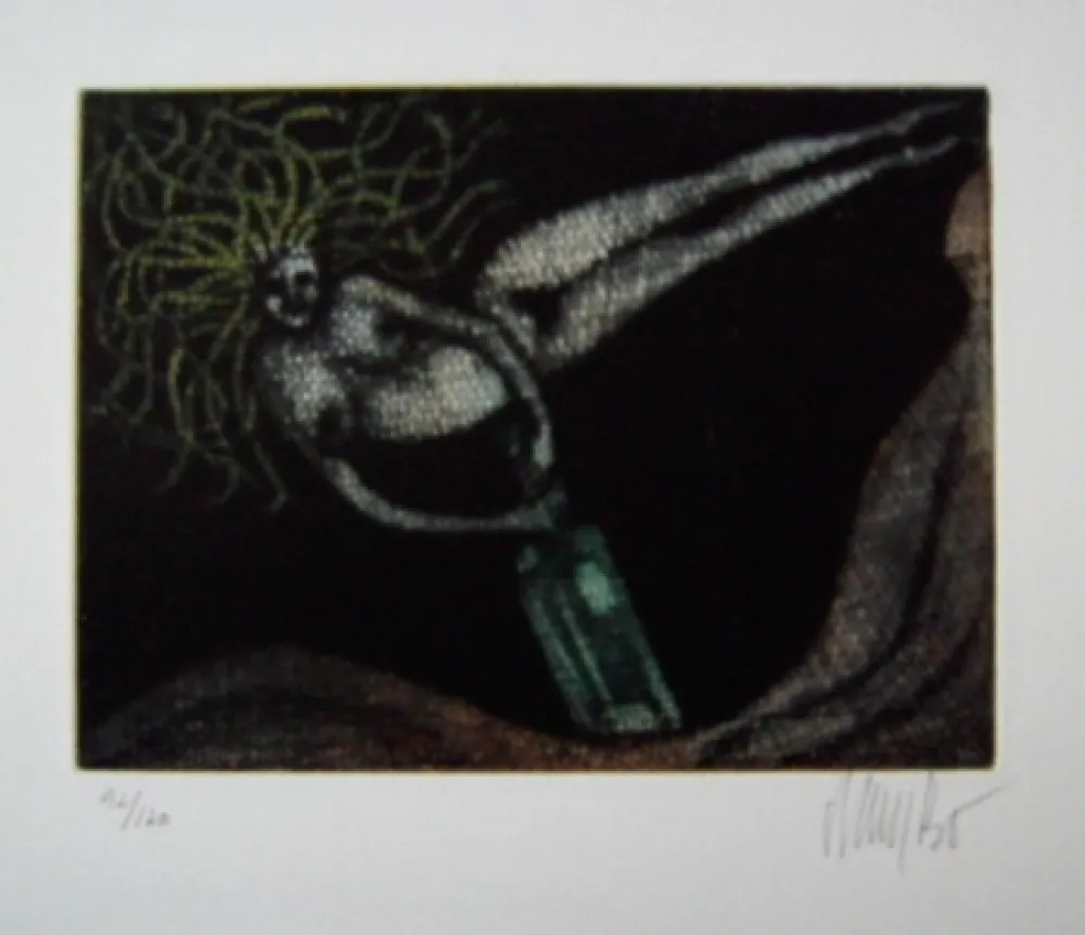 蚀刻版画 Bo - Kaellingedigte 7