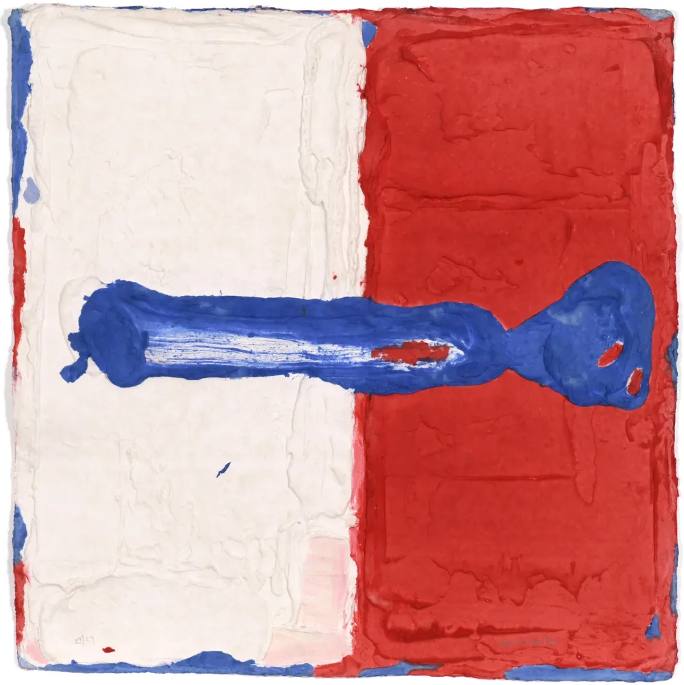 版画 Bogart - Bleu, blanc, rouge
