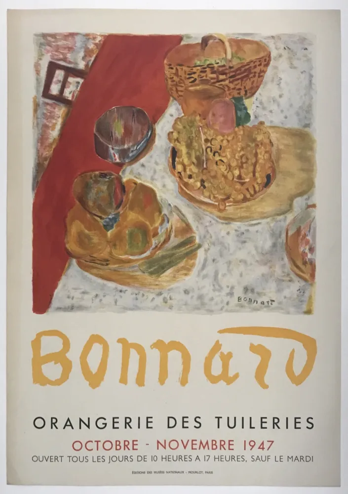石版画 Bonnard - Orangerie des Tuileries
