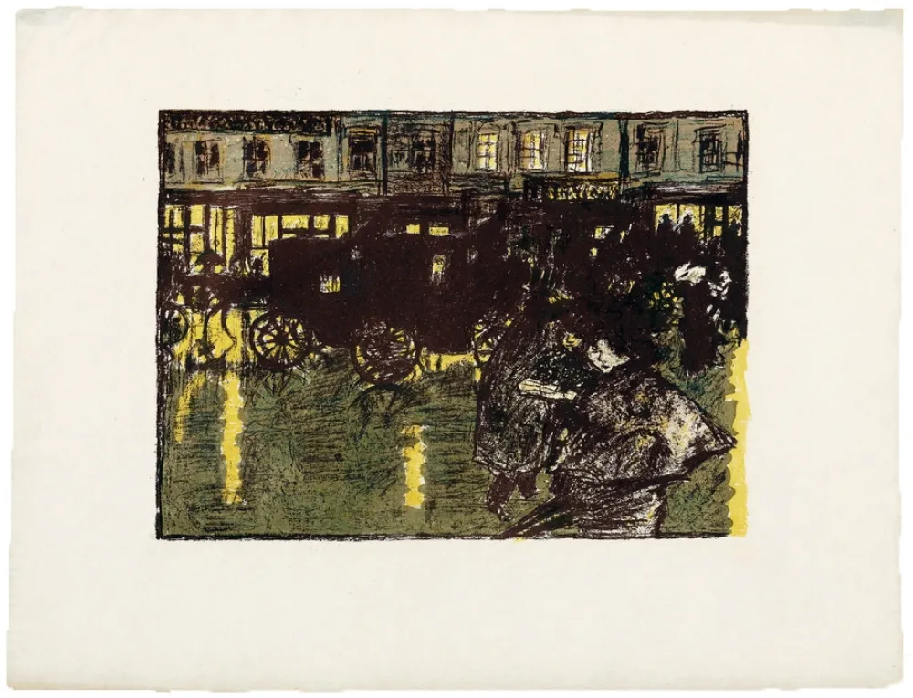 石版画 Bonnard - Quelques aspects de la vie de Paris 8