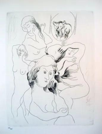 蚀刻版画 Bores - Carpeta