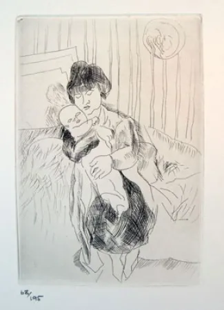 蚀刻版画 Bores - Carpeta