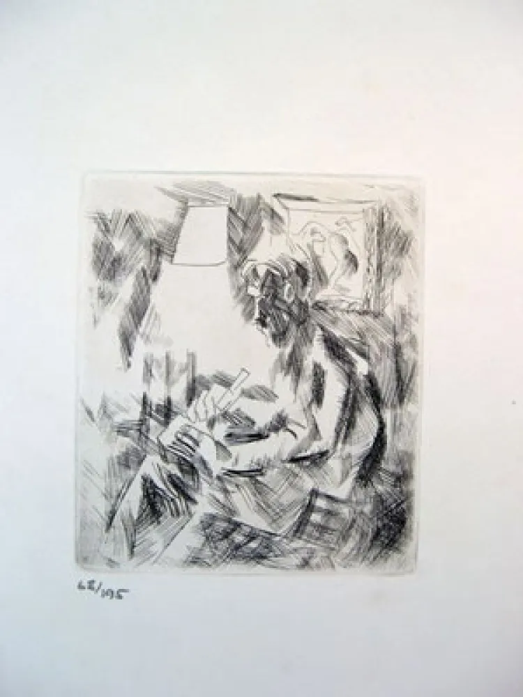 蚀刻版画 Bores - Carpeta