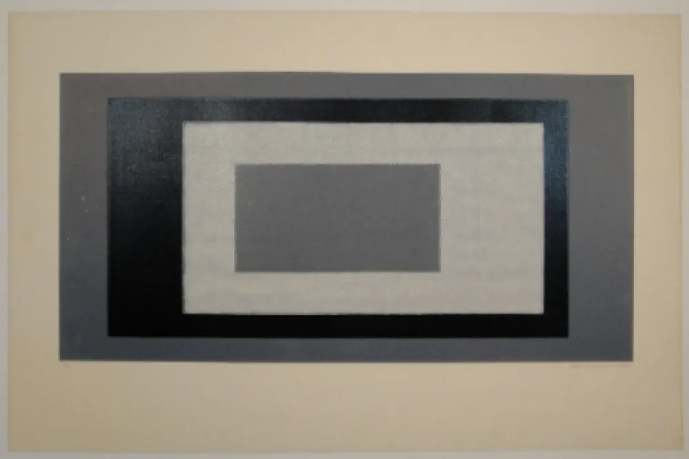 木刻 Bosshard - Holztafeldruck (vierfarbig). 