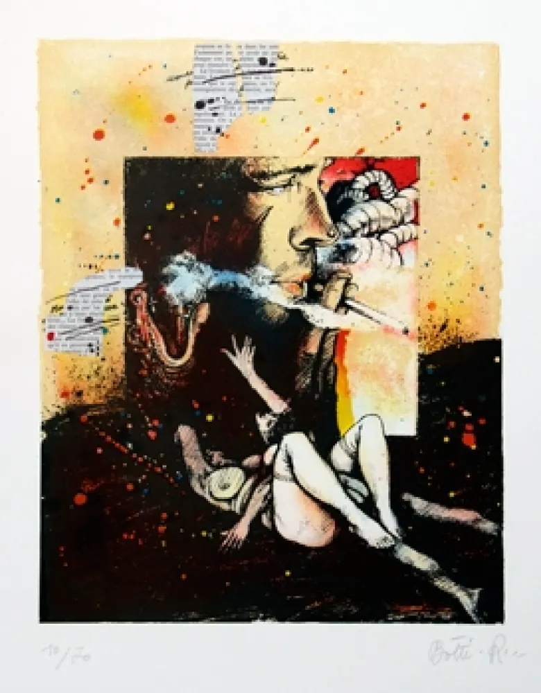 石版画 Botti  - Sans titre