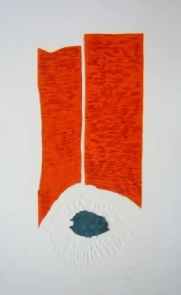 版画 Bourdin - Par la fênetre 