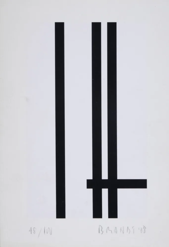 丝网印刷 Brandt - Composition abstraite #5