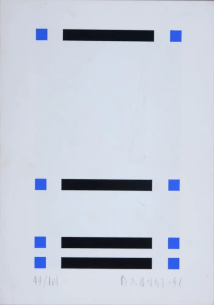 丝网印刷 Brandt - Composition abstraite #6