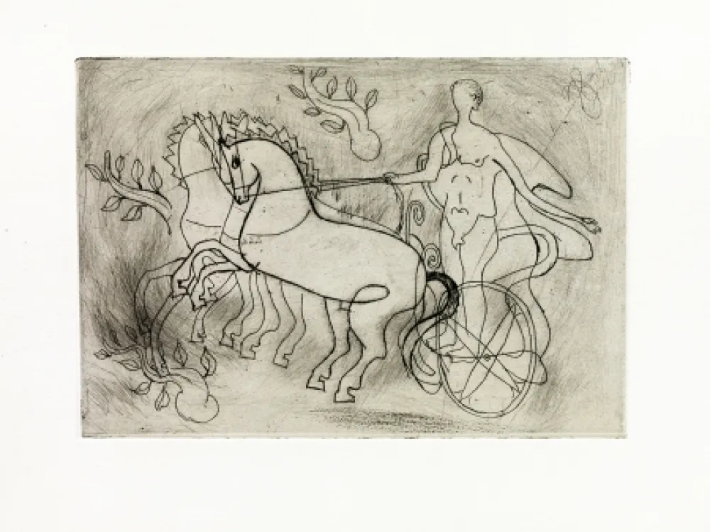 版画 Braque - Char