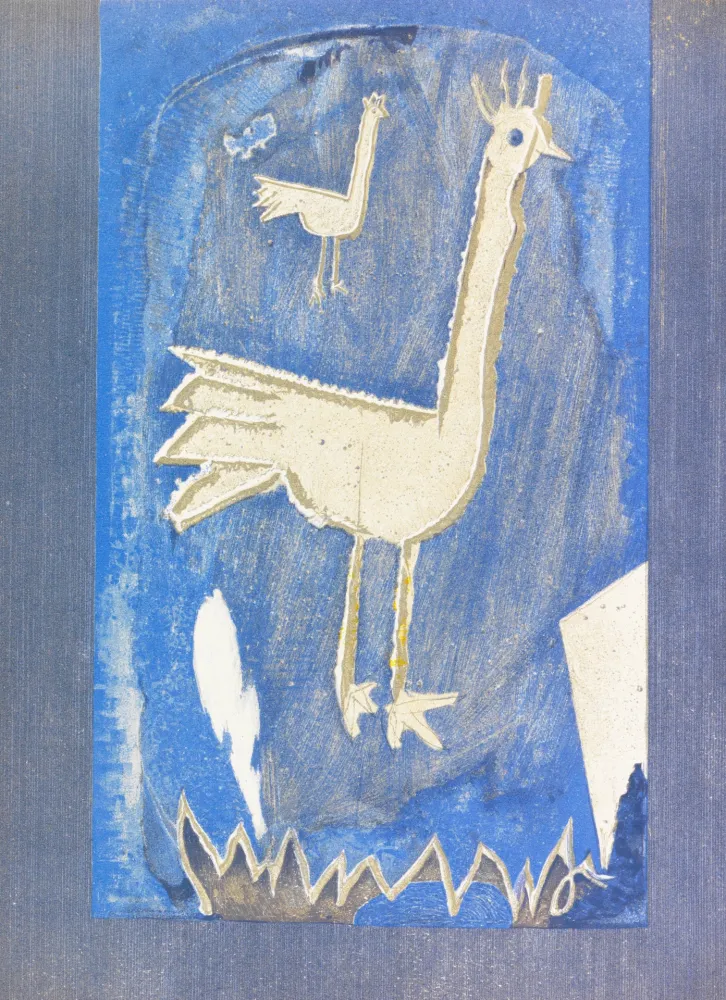 石版画 Braque - Le Coq